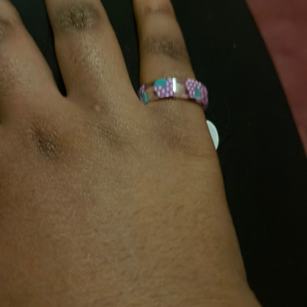 resin  made grape rings